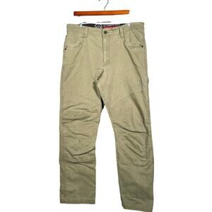 Wrangler AllTerrain Gear Pant Men 36x30 Green Reinforced Utility Outdoor Hiking